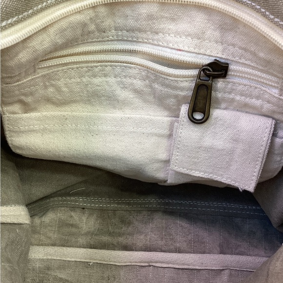 Stylish Canvas Backpack with Leather Straps - Picture 2 of 4